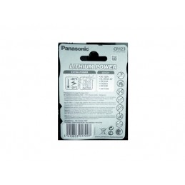 Pilha Lithium CR123A 3V PANASONIC 