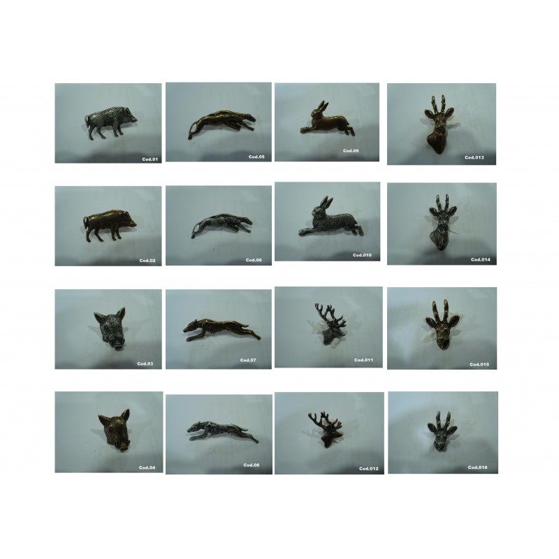 Vários Pins em metal com motivos de Caça