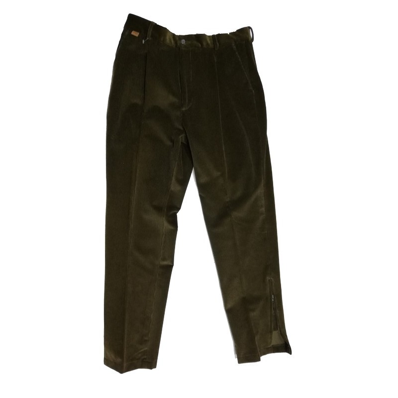 CALÇA VELOURS CASTANHO