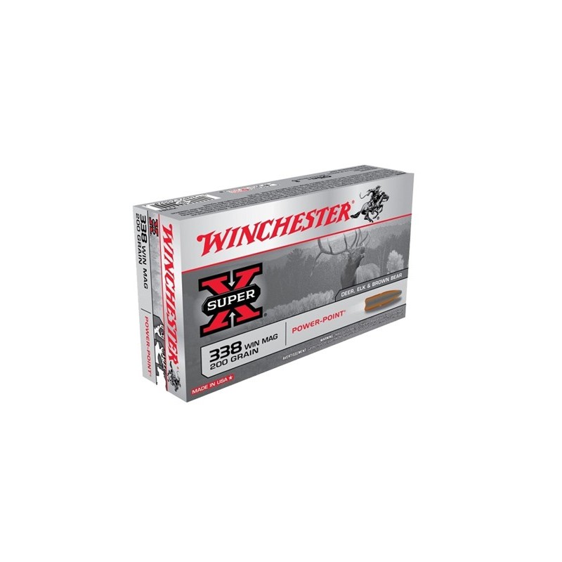 Munição Winchester 338 Win Mag - 200GR