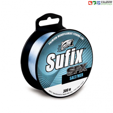 Sufix Duraflex 300 - Carrete De Hilo De Pesca, Color Azul, 0.30 Mm De Grosor, 300 Metros