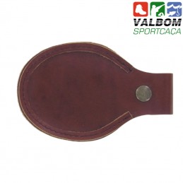 Reposa canon de cuero