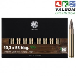 Munição RWS 10,3x68 Mag....