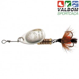 Mepps Aglia c/pluma (prata)