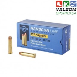 Munição PPU 357Mag FPJ 158grs