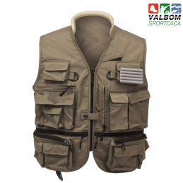 COLETE DE CAÇA C/ BOLSOS...