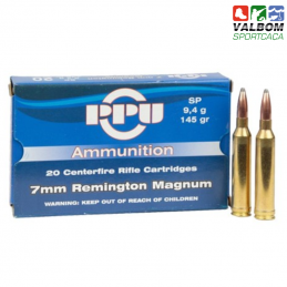 Munição PPU 7mm RemMag...