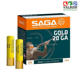 Cartuchos Saga cal. 20 Gold...