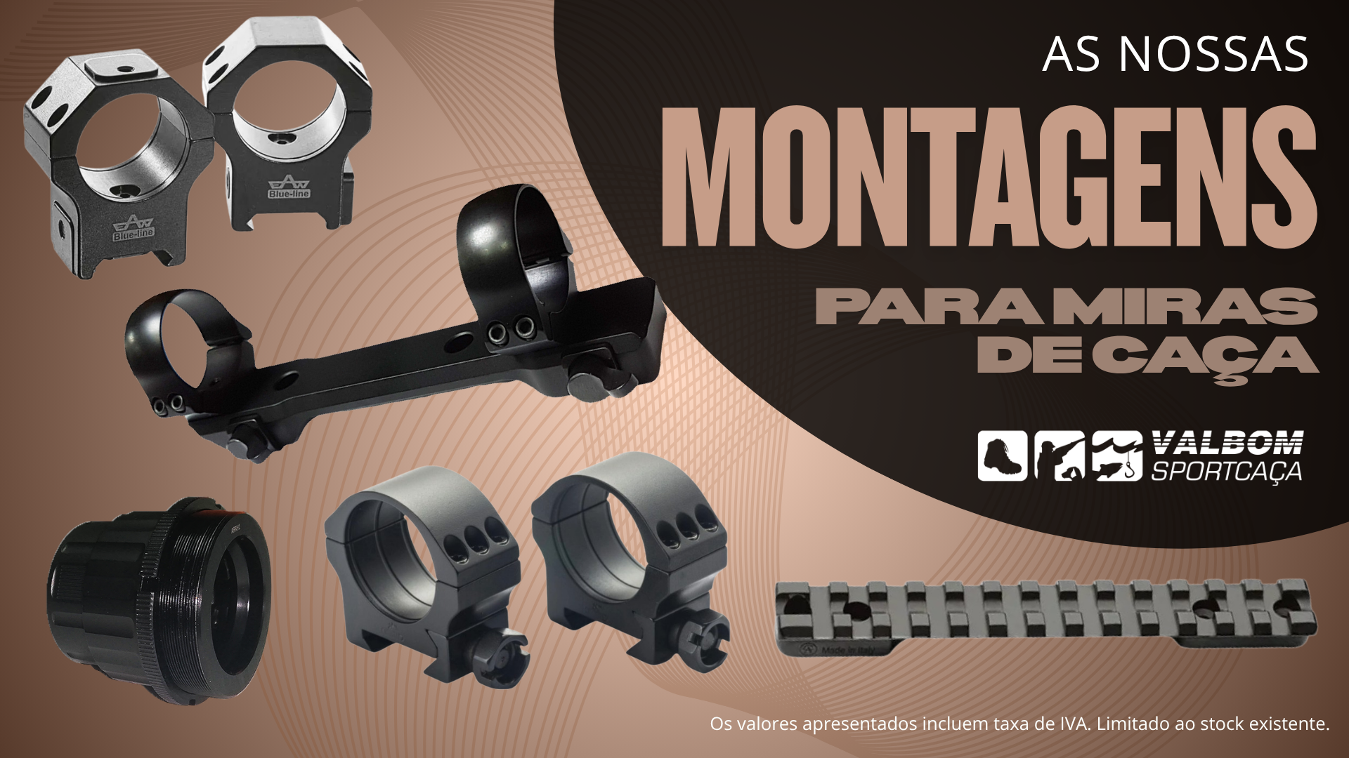 Montagens para Miras de Caça