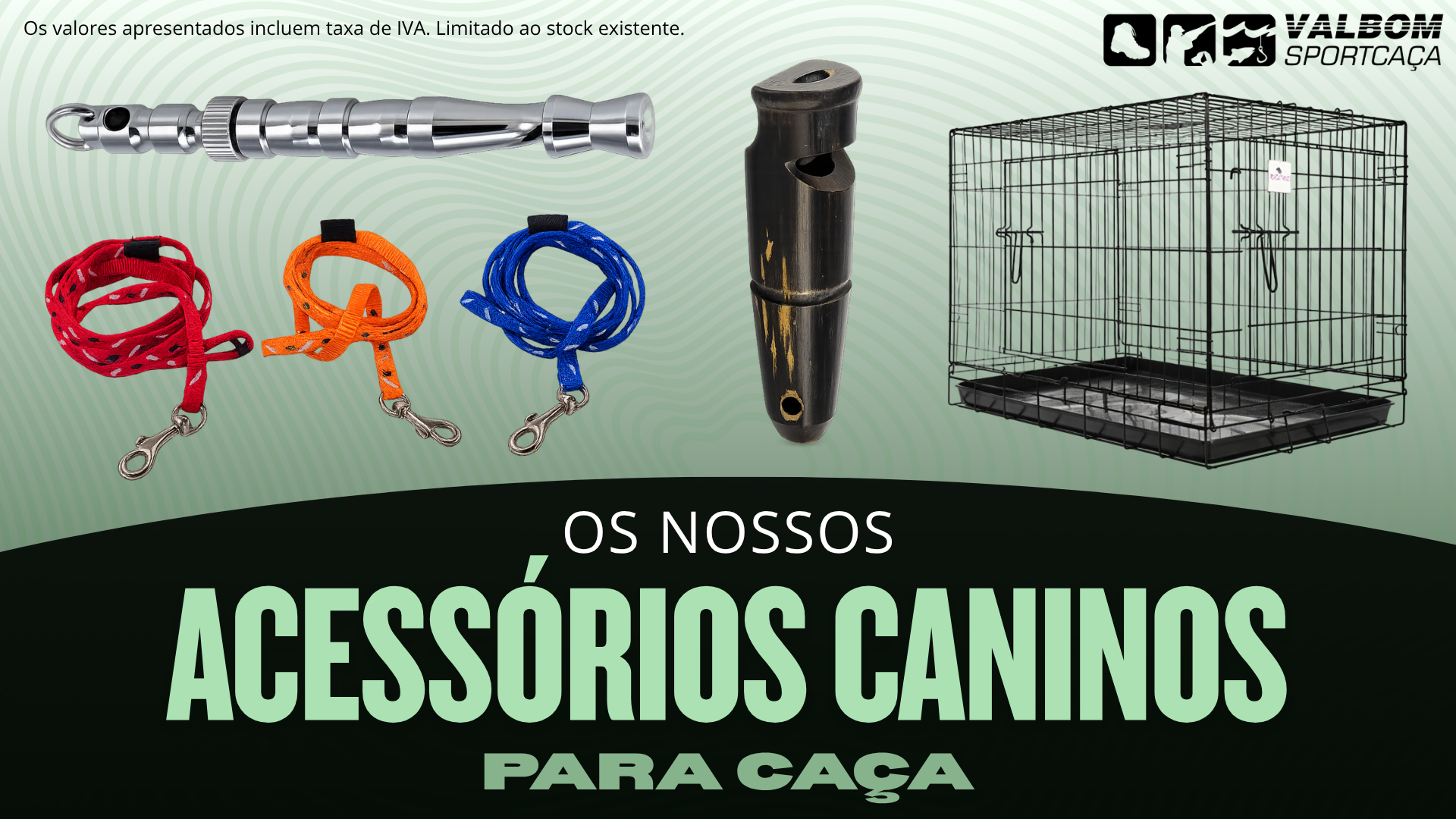 Acessórios caninos para caça