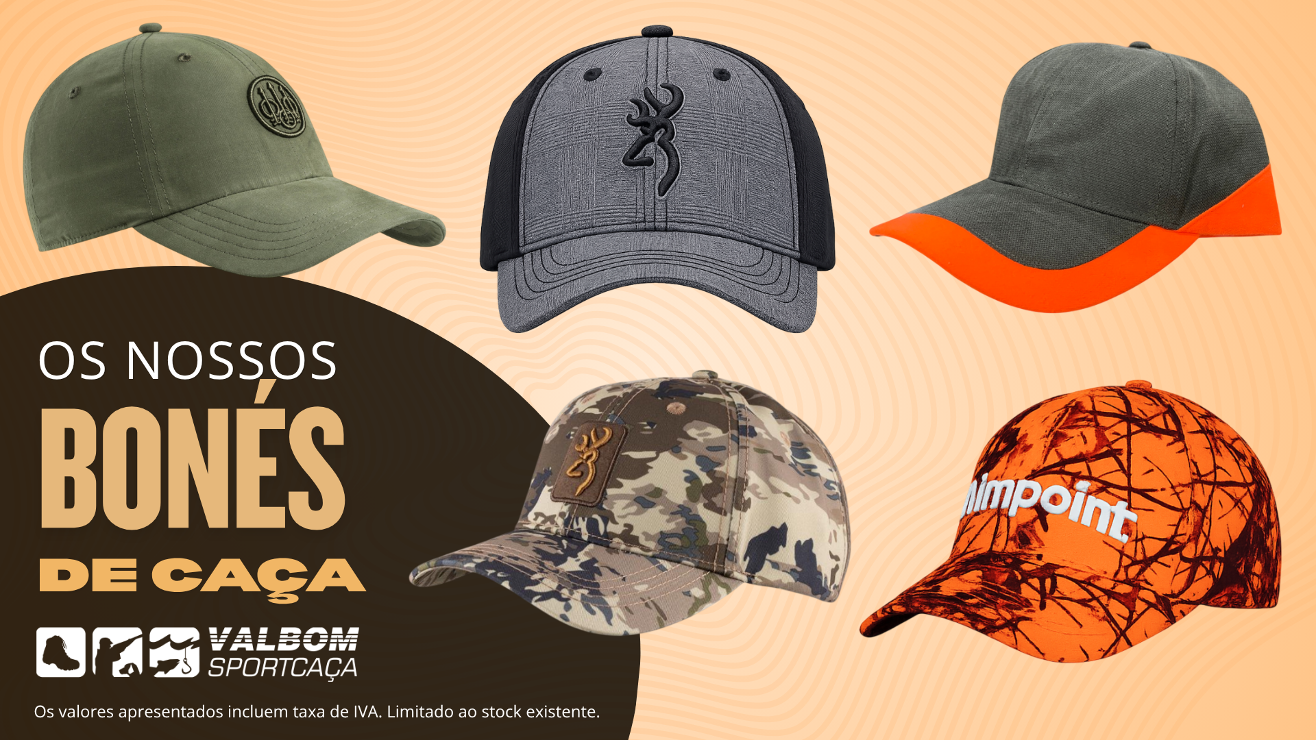 Bonés para caça