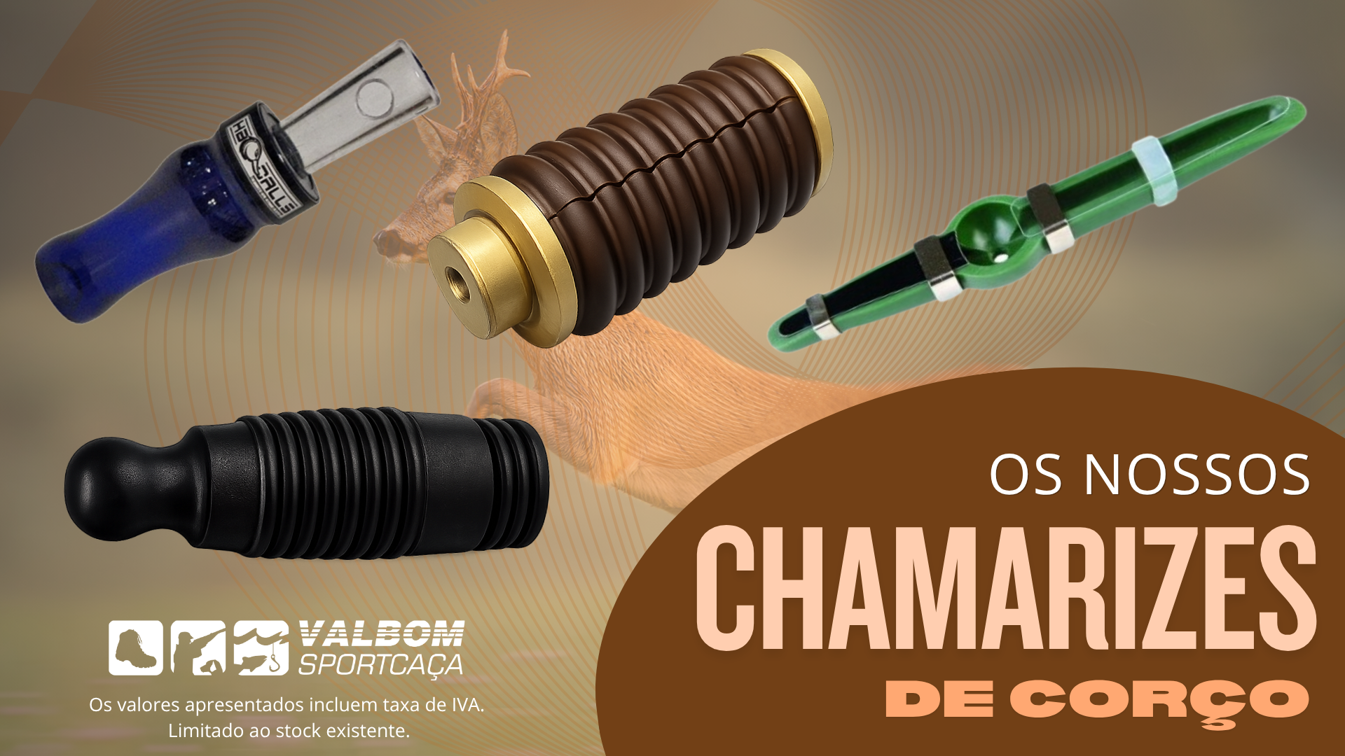 Chamarizes de corço