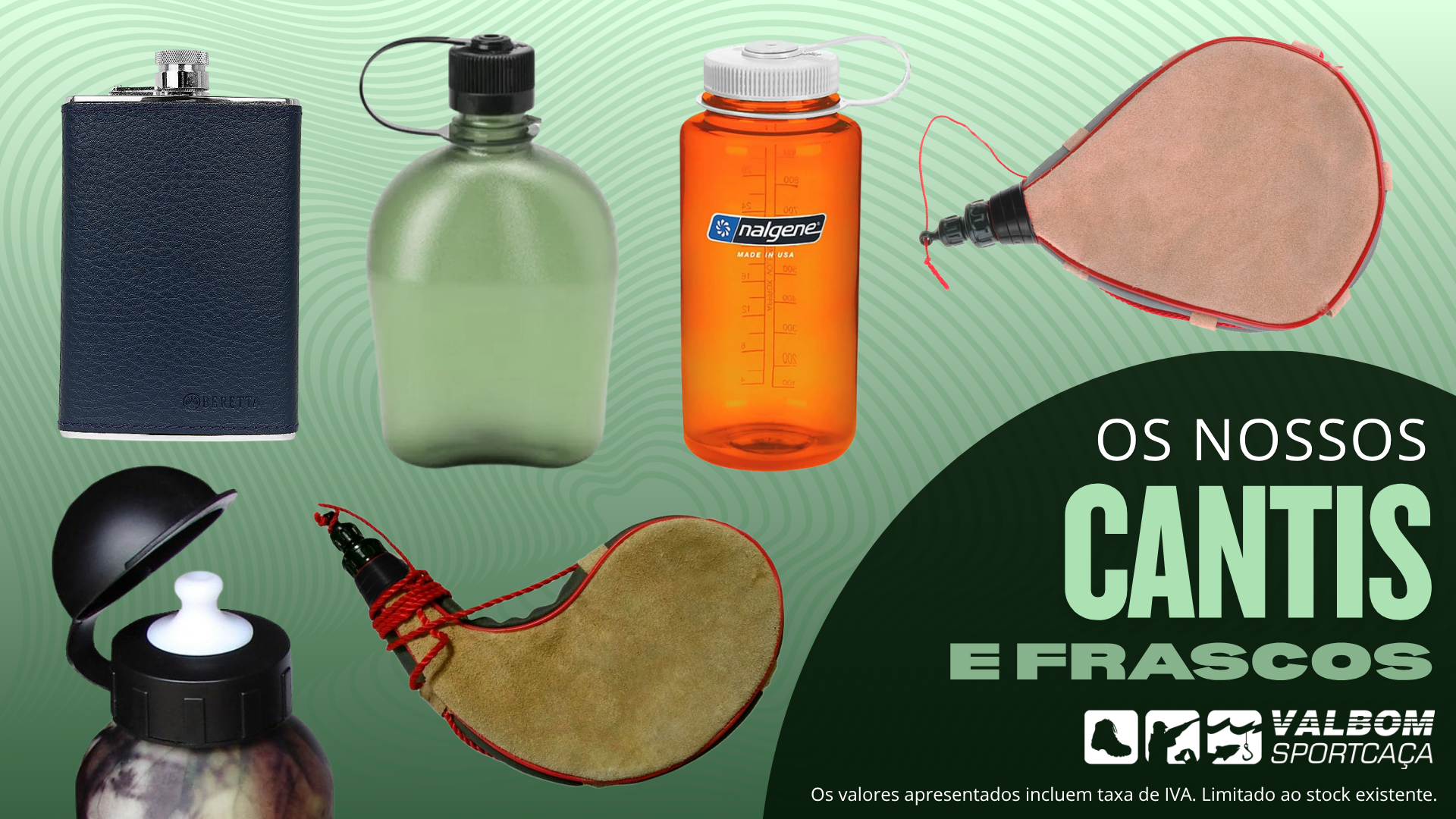Cantis e frascos