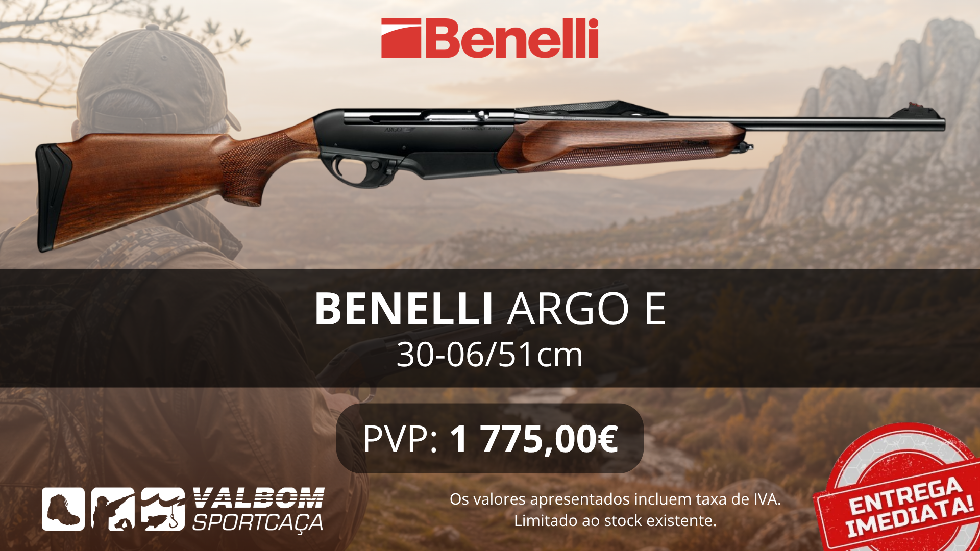 Benelli Argo E 30-06/51cm