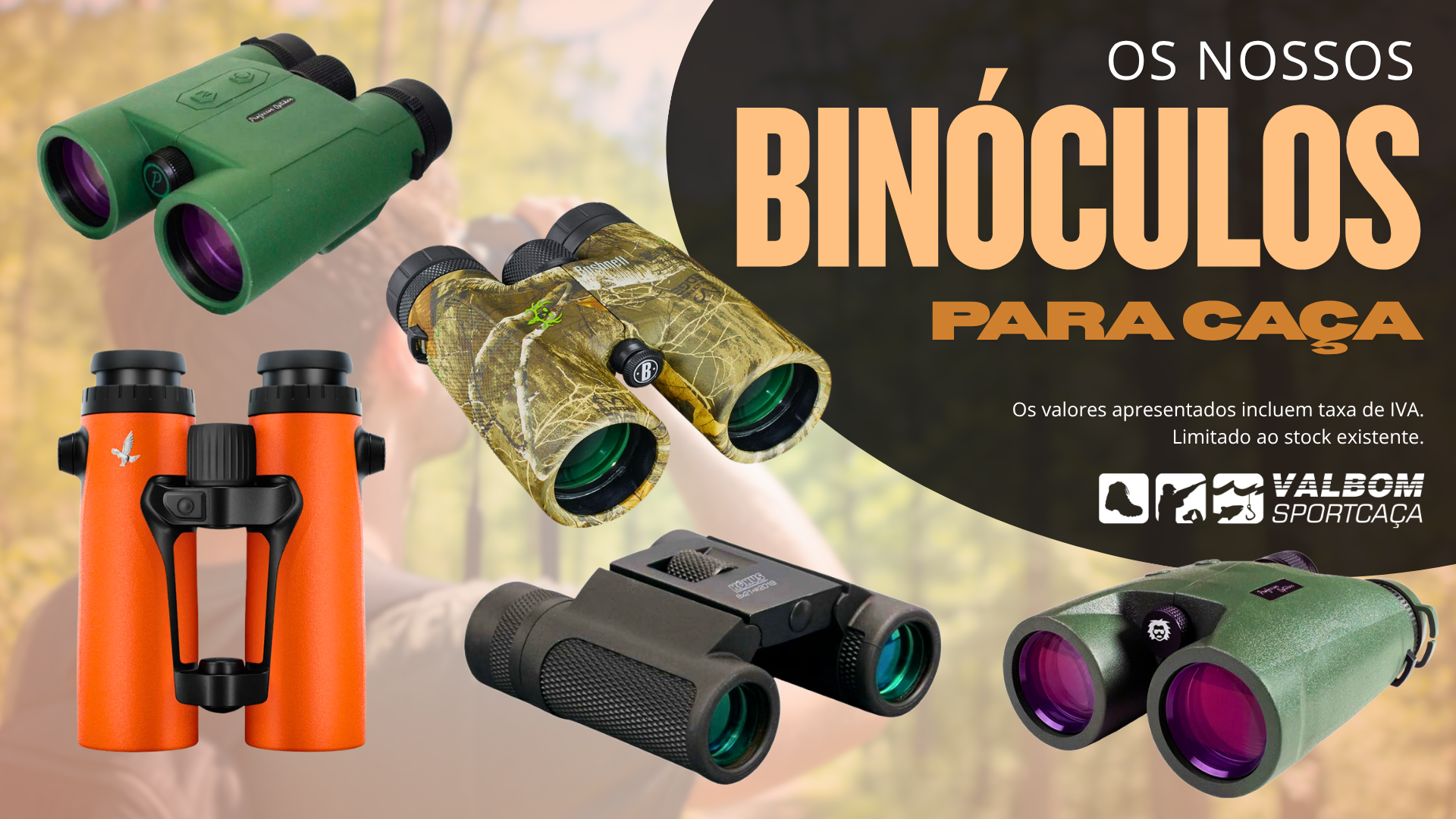 Binóculos para caça